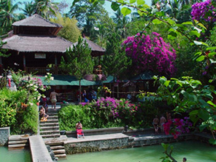 Beautiful Hot Springs garden in Lovina, Bali