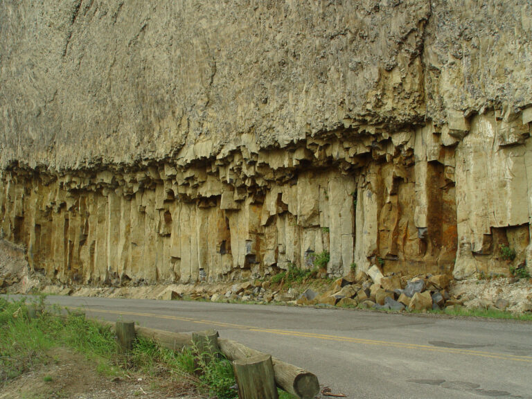 Towering Basalt Wall
