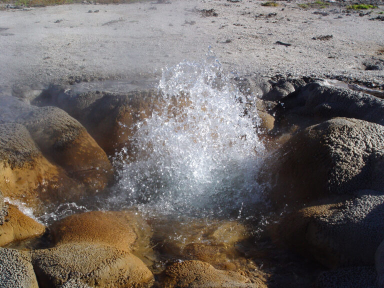 Bubbling Yellowstone Hot Spring